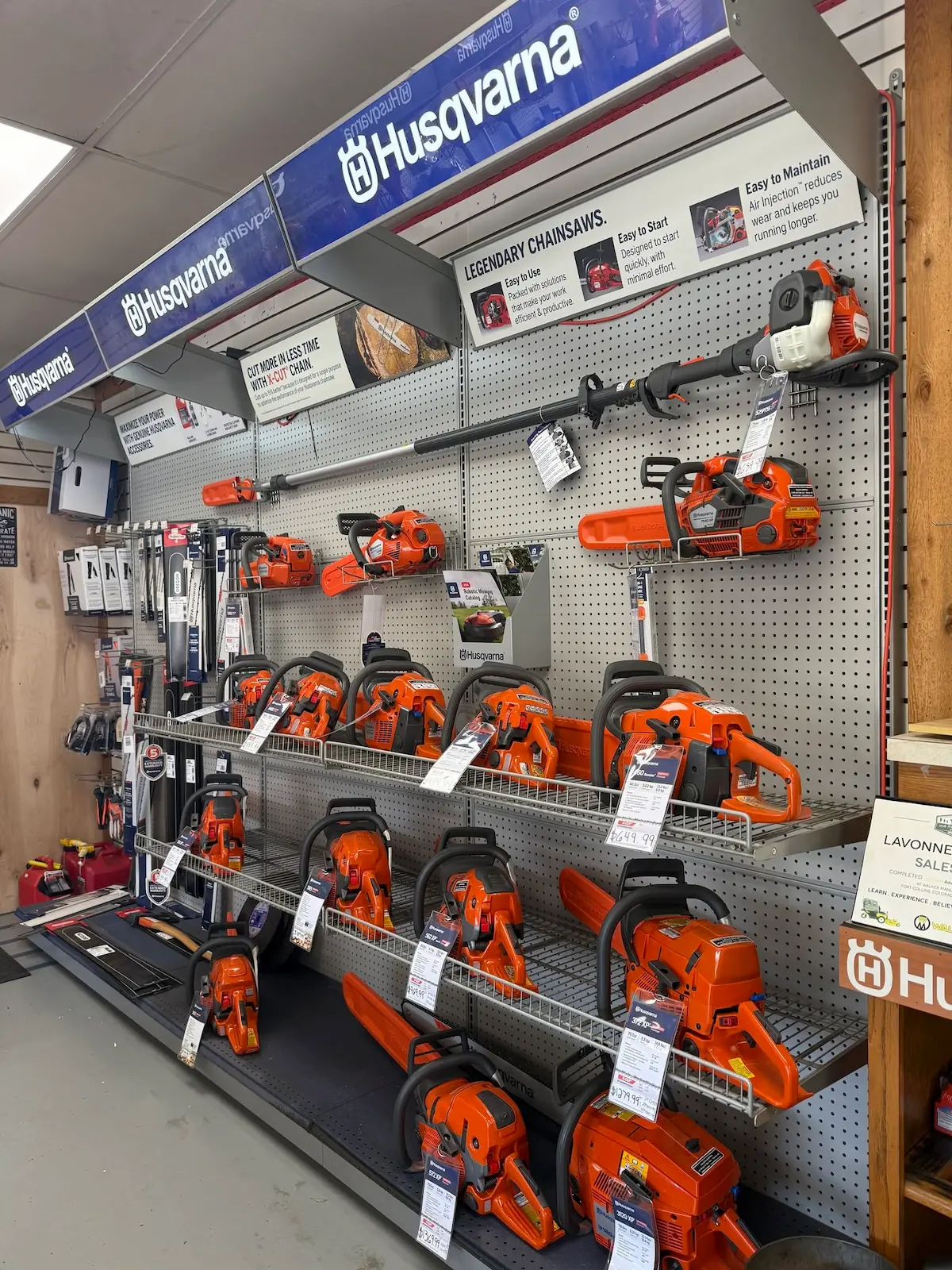 Husqvarna at Rhinehart's